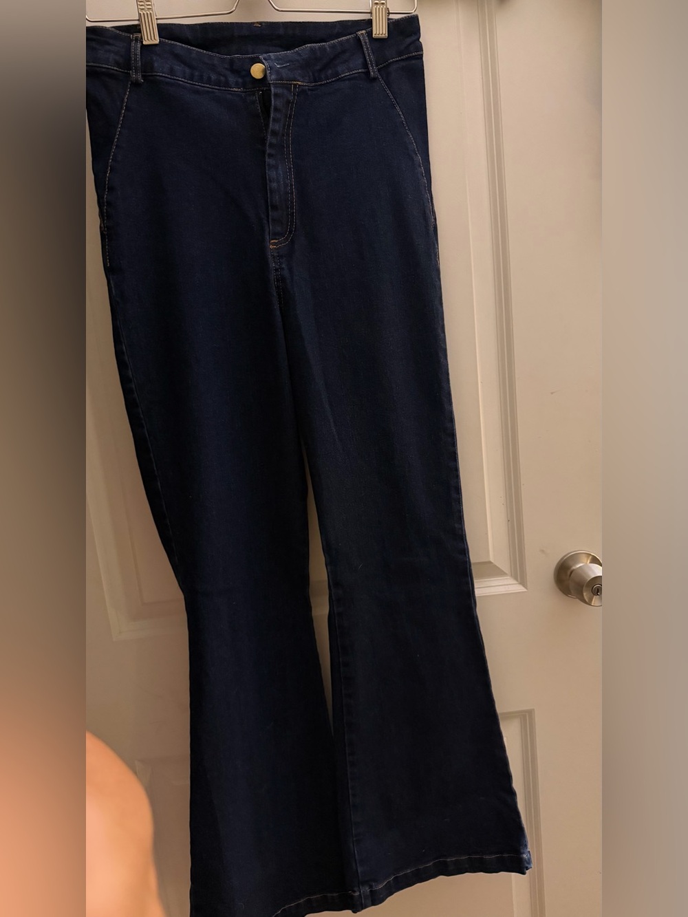 Voodoo vixen Dark Blue Flared Jeans Sz UK10/ US6